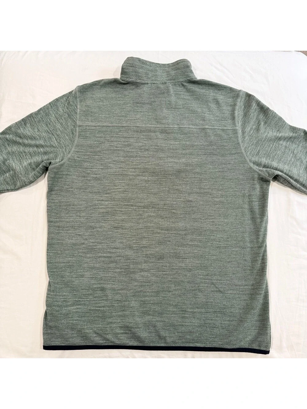 Avalanche Outdoor Supply Men L Gray Green Quarter Zip Pullover CAM150U